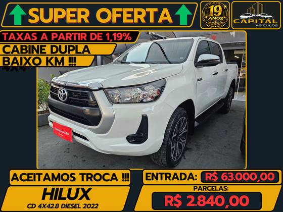 TOYOTA HILUX 2.8 D-4D TURBO DIESEL CD GR-S 4X4 AUTOMÁTICO